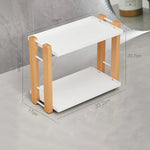 Bathroom Counter Organizer With Coffee Station Cosmetic Holder，Desktop Organizer Home Bedroom Dresser Skincare Lipstick Holder thumbnail 2