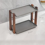 Bathroom Counter Organizer With Coffee Station Cosmetic Holder，Desktop Organizer Home Bedroom Dresser Skincare Lipstick Holder thumbnail 4
