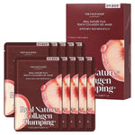 THE FACE SHOP Real Nature Plus Peach Collagen Gel Mask 20ml X 10ea thumbnail 3