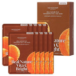 THE FACE SHOP Real Nature Plus Tangerine Vita C Gel Mask 20ml X 10ea thumbnail 3