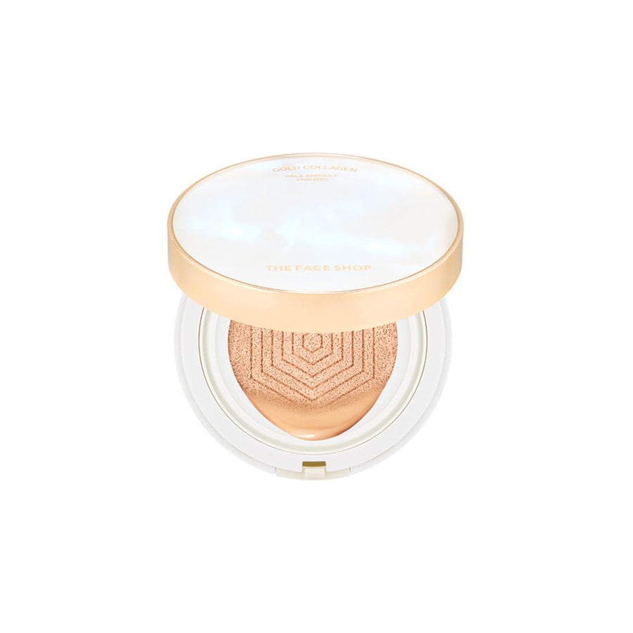 THE FACE SHOP Gold Collagen Mela Ampoule Cushion SPF50+ PA+++ 13g (2colors)